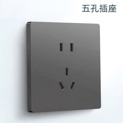 V2雅灰色插座