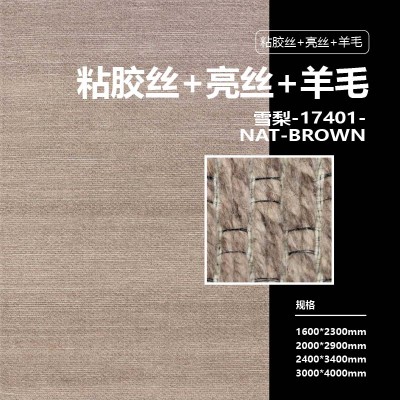雪梨-17401-NAT-BROWN+雪梨-15701-NAT-BEIGE+新挪威-VTS01-CHARCOAL-MVS256+新挪威-VTSO1-MOCHA-MVS286 进口地毯系列  粘胶丝+亮丝+羊毛地毯