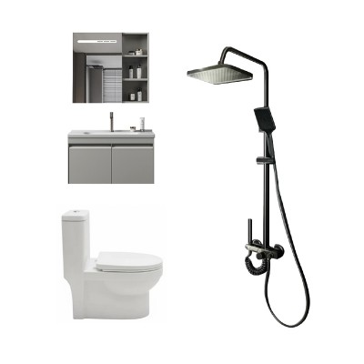 卫浴套餐1 卫浴组合 马桶 花洒 浴室柜 卫浴套装
