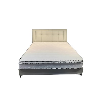 现代家具套餐 两室一厅现代家具套餐15件 2床+4床头柜+1衣柜+2床垫  1桌+4椅 直排沙发 客厅餐厅卧室家具组合