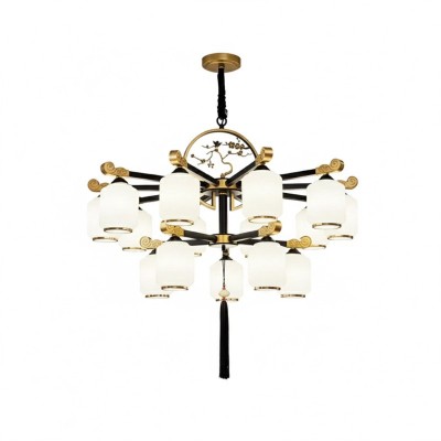 中式灯具套餐1 三室两厅灯具套餐5件组合 卧室客厅餐厅灯具组合