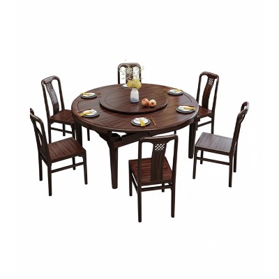 中式套餐2  乌金木套房家具21件套 2床+4床头柜 四门衣柜 卧室家具 客厅直排沙发+单人位 餐厅1桌+6椅