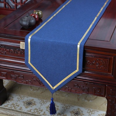 275桌旗 防水桌旗禅意茶席桌布茶几布床旗柜旗茶桌垫布长餐桌布